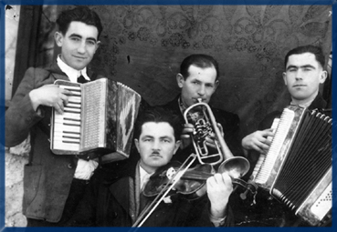 Szarka József zenekara az 50-es években
